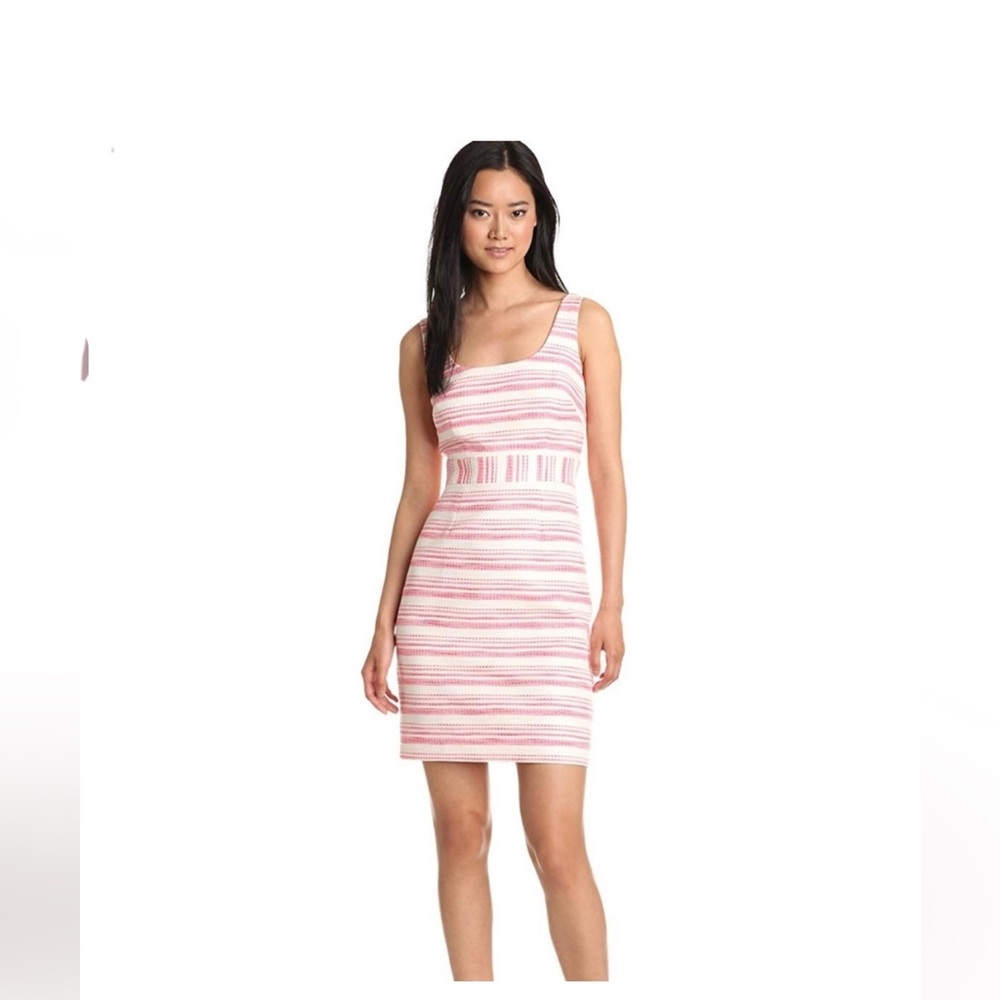 Trina Turk Pink and White Dress